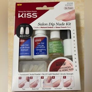 Kiss Salon Dip Kit - Translucent Nude and White